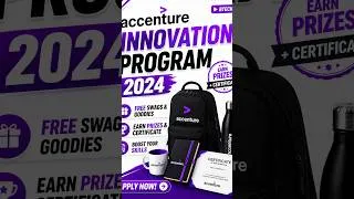 Thumbnail: Accenture Innovation Program 2026! Free Swags & Prizes 🎁