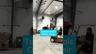 Thumbnail: Forkift Drop Test #2 Tempurpedic Office Chair #officechair #tempurpedic #forklift