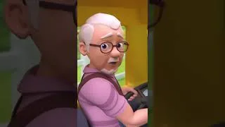 Thumbnail: The Wheels on The Bus Song | Bubbleee Nursery Rhymes & Kids Songs | Farm Animals Version #shorts