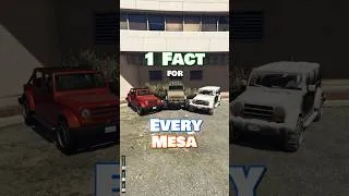 Thumbnail: 1 Fact for Every Mesa Jeep in GTA 5