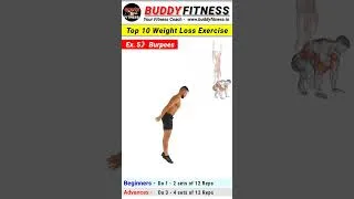 Thumbnail: Top 10 | Weight Loss Exercises At Home @BuddyFitness