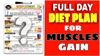 Thumbnail: Full Day Diet Plan For Muscles Gain @BuddyFitness
