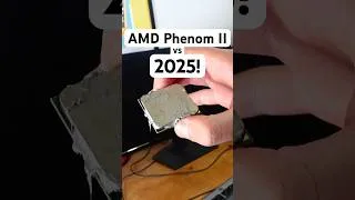 Thumbnail: AMDs Phenom II vs 2025! #amd #gaming #amdcpu #phenomii #ryzen
