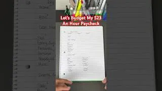 Thumbnail: Breaking Down My $23/ Hour Paycheck!  💵
