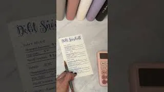 Thumbnail: Debt Confession and how to get out of debt using the snowball method. #snowballmethod #debtfree