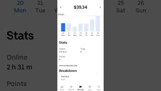 Thumbnail: UberEats Delivery Income (Week 2) $307 #sidehustle #Uber #ubereats #savings #debt #budget