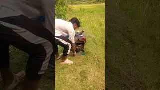 Thumbnail: Old Engine Going to start by young boy || 4hp Diesel engine #shorts