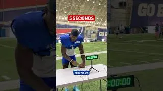 Thumbnail: A second is longer than you think… #shorts #nfl #challenge #buffalobills