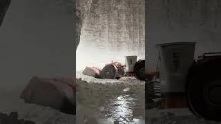 Thumbnail: They use these mighty machines to mine pure rock salt, primarily for de-icing across Europe.