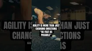Thumbnail: Agility is not change of direction. It’s a battle between momentum, reaction & control.