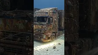 Thumbnail: ASMR Heavy Equipment Restoration Video! Abandoned 40 Year Volvo FH Semi Truck Transport Ocean Floor
