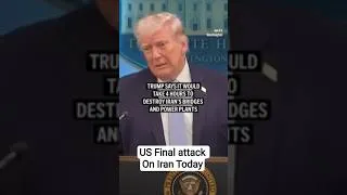 Thumbnail: Israel US attack Iran | US attack Tehran | Crude oil news today #usattackiran #stockmarket #shorts