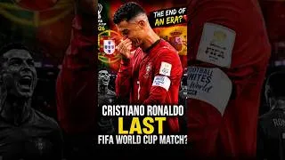 Thumbnail: Cristiano Ronaldo's Last FIFA World Cup Match? 🥹 | Portugal vs Spain | Emotional Tribute 🐐❤️ #Shorts