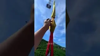 Thumbnail: What do we do now...? We couldn't catch up. #waterpark #funny #waterslide #travel #bungee