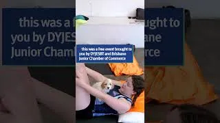 Thumbnail: Mental Health Week puppy and goat yoga #Wellness #Yoga #Goats #Puppies #SmallBusiness #Qld #Shorts