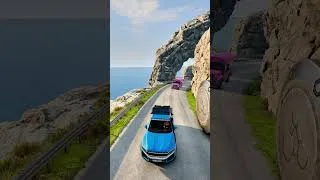 Thumbnail: Cars Vs Giant Bollards #beamngdrive #crashdrive #cliffcrash #buscrash #beamng #crashsimulation