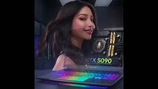 Thumbnail: 😍 Watch Her Destroy Games on This Alienware Area-51 18! 300Hz + RTX 5090 = Insane