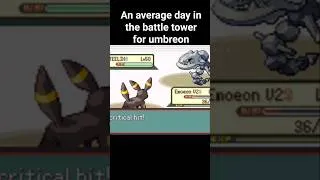 Thumbnail: An average battle tower day for umbreon #pokemon #battletower #pokemonemerald