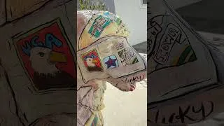 Thumbnail: painted Vicky dog for the USS Iowa