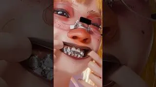 Thumbnail: Pretty Rave Girl new OC #animation #rave #y2k #blender #edit