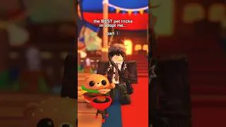 Thumbnail: the BEST pet tricks in adopt me... (part 1) #adoptme #roblox #shorts