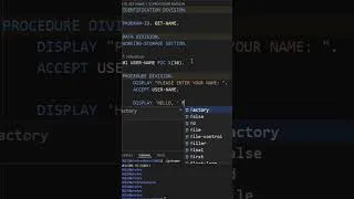 Thumbnail: The World Still 🌏🌐 Runs On Old Technology - Welcome To 🦖 COBOL 🦕 #coding #shorts