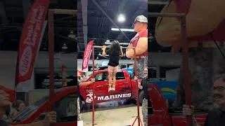 Thumbnail: She MOGGED the marine booth…👀
