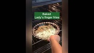 Thumbnail: BAKED Lady’s Finger Fry 😋( bindi fry recipe ) #easy #healthy #yummy