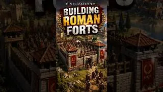 Thumbnail: Building Roman Forts on CIV 6 #civ6 #rome #legions #forts #deity  #strategygames #gaming #shorts