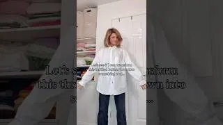 Thumbnail: Button Up Thrift Flip 2025 #thriftflip #clothingtransformation #upcycledclothing #diytop