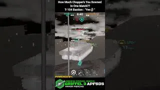 Thumbnail: Griffel 3 APFSDS vs Enemies Helicopters 💀 #mwttankbattles #gaming #battlefield #warzone #military