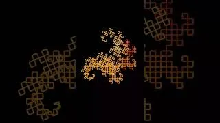 Thumbnail: Dragon Fractal | Manim | #manim #maths #mathart #visualisation