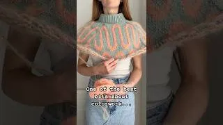 Thumbnail: Knitting an Aran sweater, but keeping it springy 🌷