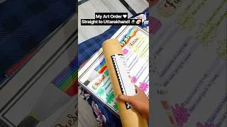 Thumbnail: My First Art Order Packing Vlog 🎨 | Educational Chart Making & Packing | Calli Art Drawing
