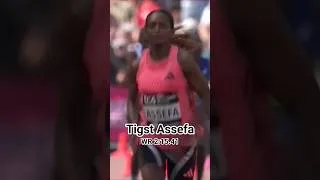 Thumbnail: WR Tigst Assefa 2:15.41 | London Marathon 2026