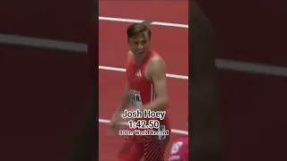 Thumbnail: Josh Hoey historic 800m World Record 1:42.50
