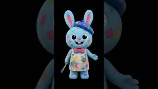 Thumbnail: Teach Your Toddler Colors in a Fun Way! 🌈🐰 #learning  #calmbunny #sensoryvideo