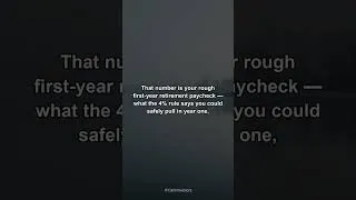 Thumbnail: Find Your Retirement Paycheck in 30 Seconds