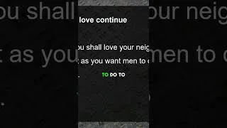 Thumbnail: Love Your Neigbhor as Yourself