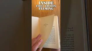 Thumbnail: First Edition Fleming | THUNDERBALL #jamesbond #rarebooks #shorts #firstedition