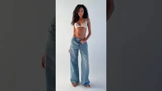 Thumbnail: Laidback never looked this good. The Low Rise Baggy Jean is relaxed by design and made to stand out.
