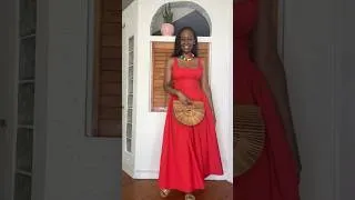 Thumbnail: I’m loving this red dress ❤️ Can you tell? 😅 #ootn #ootd #over40