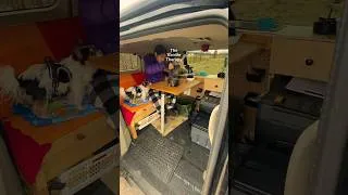 Thumbnail: Its cold but i felt good. #campmyminivan #vanlife #
