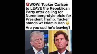 Thumbnail: Debate continues over Tucker Carlson's criticism of President Trump, conservative movement unity,
