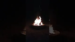 Thumbnail: Ambient Midnight Backyard Bonfire 🌌🕛🪵🔥 No.1 #ambience #campfire