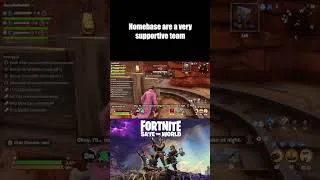 Thumbnail: Homebase are a very "supportive" team - Fortnite Save The World funny dialogue #fortnite #stw