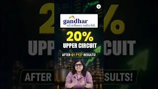 Thumbnail: Gandhar Oil Refinery (India) Ltd Q1 results: Key Things to Know | CA Rachana Ranade | #shorts