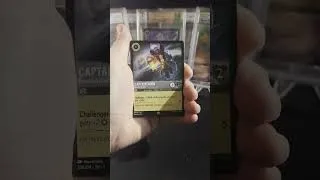 Thumbnail: Opening a Disney Lorcana Sleeved Booster Pack! 🔥 #Shorts #disneylorcana #lorcanacollecting #lorcana