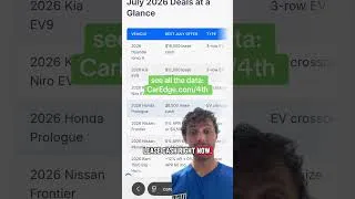 Thumbnail: best and worst fourth of july car deals 2026