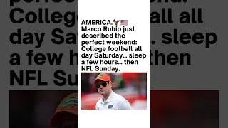 Thumbnail: Marco Rubio Just Described the PERFECT American Weekend 🇺🇸